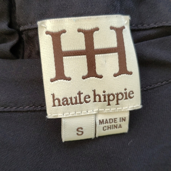 Haute Hippie, Small, Sheer Black - Picture 3 of 6